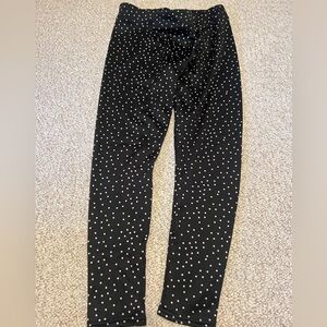 Women's Black Polka Dot Leggings